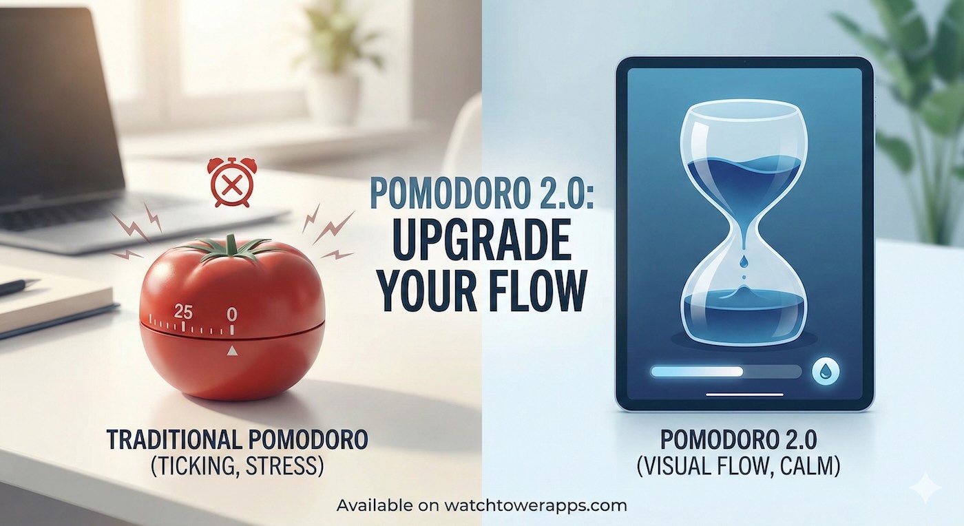 Pomodoro 2.0 Replacing the Kitchen Timer with Visual Flow