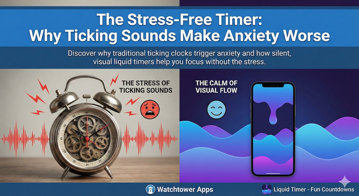 The Stress-Free Timer: Why Ticking Sounds Make Anxiety Worse
